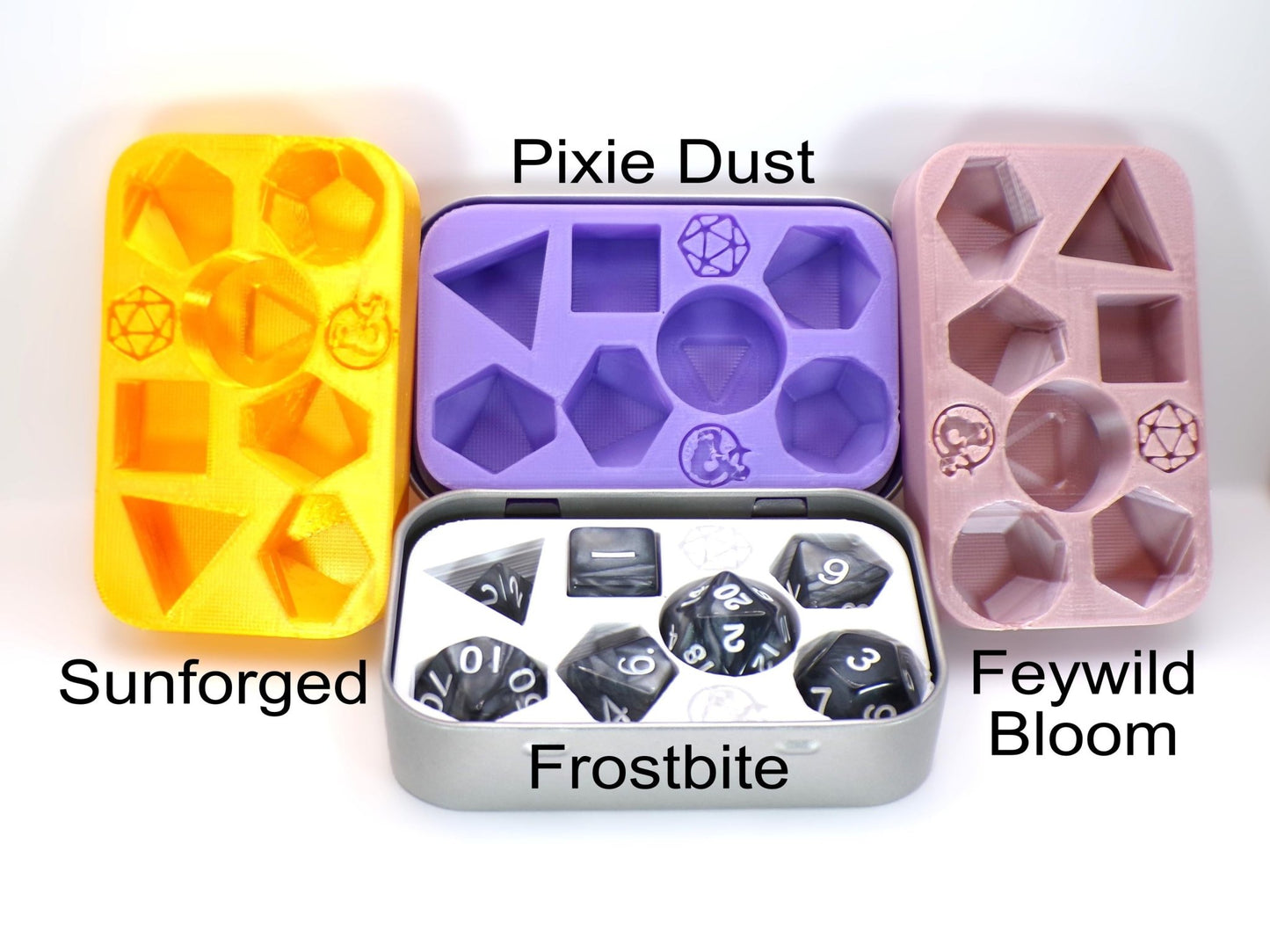 The Crit Tin – Compact Dice Vault for Dungeons & Dragons Adventurers - MstrcrftMinis - 1213