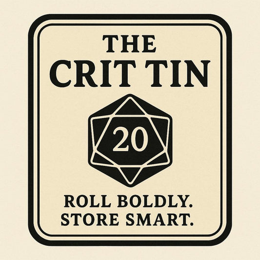 The Crit Tin – Compact Dice Vault for Dungeons & Dragons Adventurers - MstrcrftMinis - 1213