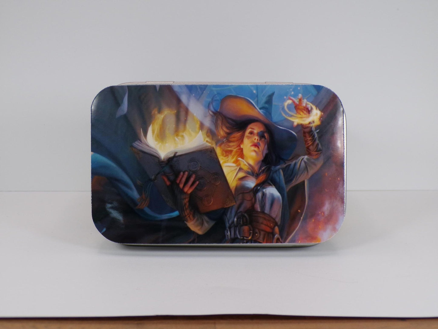 The "Encount - Tin" – Portable Dungeons and Dragons Dice / Accessory Storage in an Altoids - Style Case - “Pack the adventure in your pocket.” - MstrcrftMinis - 1214