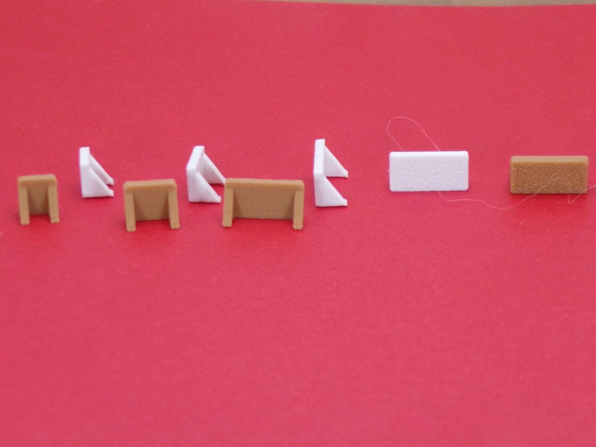 Wall Shelf Set (4 - Pack) – 1:24 Scale Miniature - MstrcrftMinis - 1307